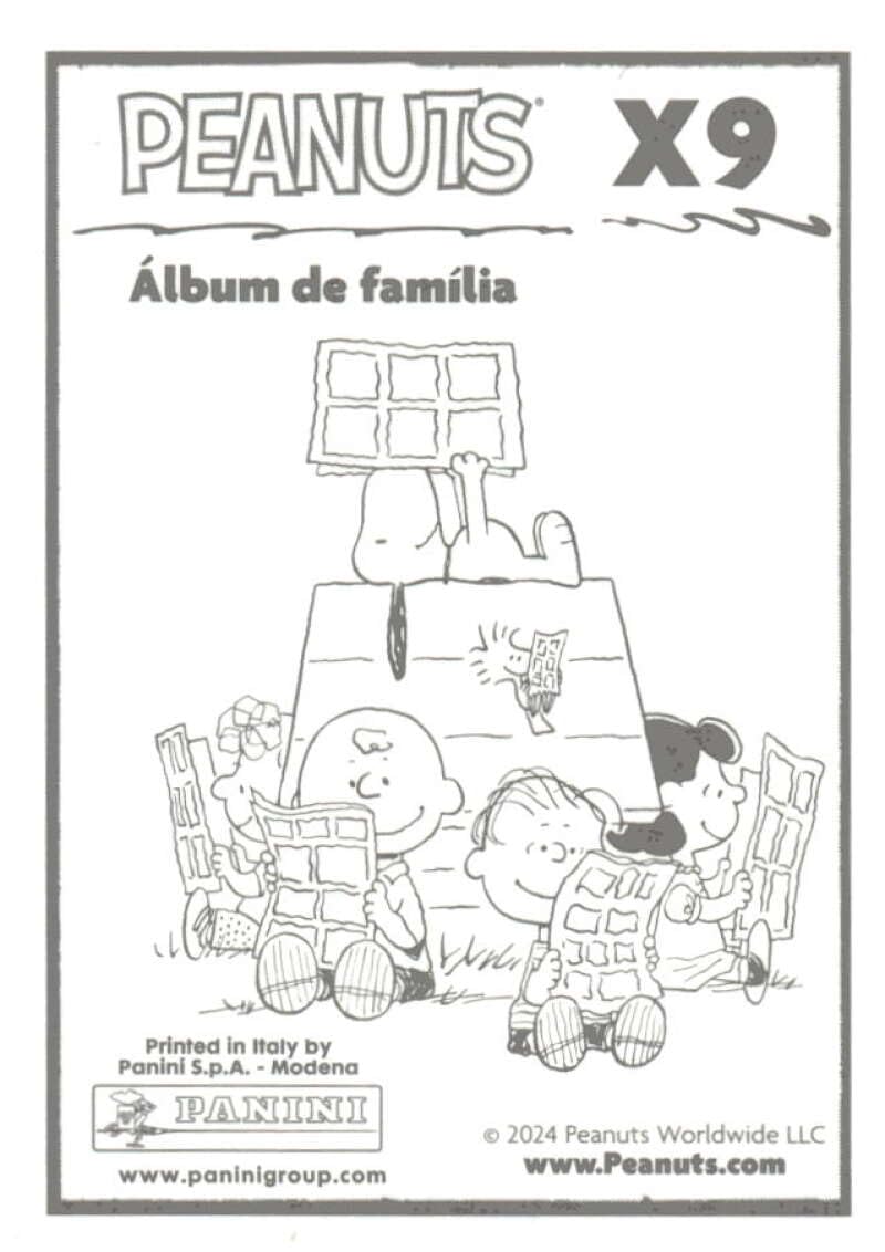 Amazon.com: 2024 Panini Peanuts Family Album Sticker #X9 Snoopy